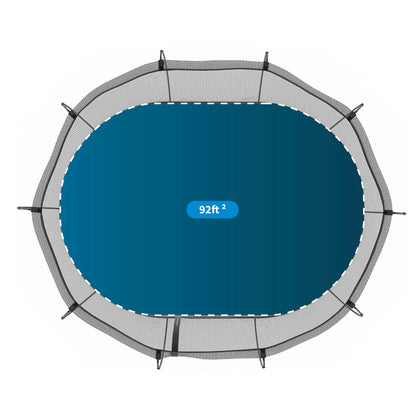 Springfree Trampoline Kids Outdoor Large Oval 8 x 13' Trampoline with Enclosure - 212963