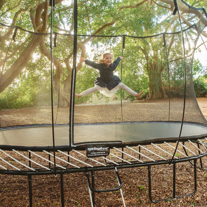 Springfree Trampoline Kids Outdoor Large Oval 8 x 13' Trampoline with Enclosure - 212963