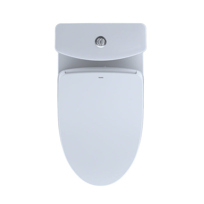 TOTO AQUIA IV WASHLET+ S550E TWO PIECE TOILET 1.28 GPF & 0.9 GPF UNIVERSAL HEIGHT MW4463056CEMFGNA#01