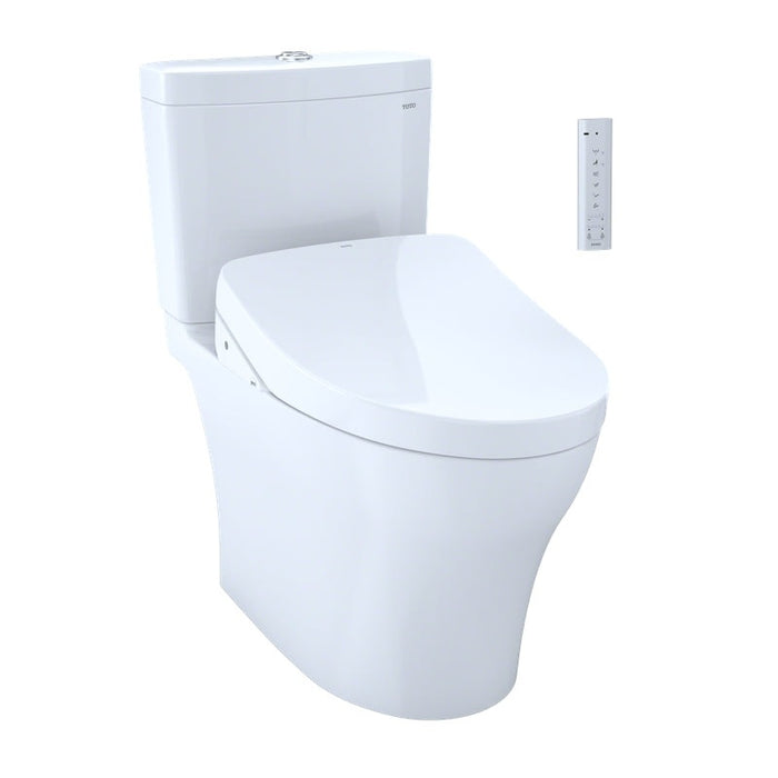 TOTO AQUIA IV WASHLET+ S550E TWO PIECE TOILET 1.28 GPF & 0.9 GPF MW4463056CEMGNA#01