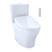 TOTO AQUIA IV WASHLET+ S550E TWO PIECE TOILET 1.28 GPF & 0.9 GPF MW4463056CEMGNA#01