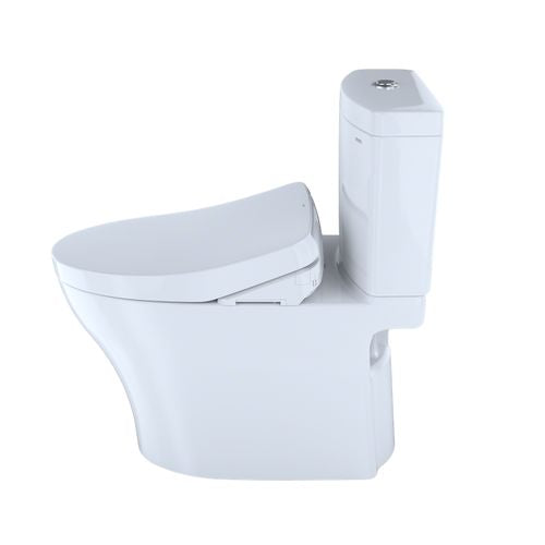 TOTO AQUIA IV WASHLET+ S550E TWO-PIECE TOILET 1.28 GPF & 0.8 GPF 12in Rough in MW4463056CEMGA#01