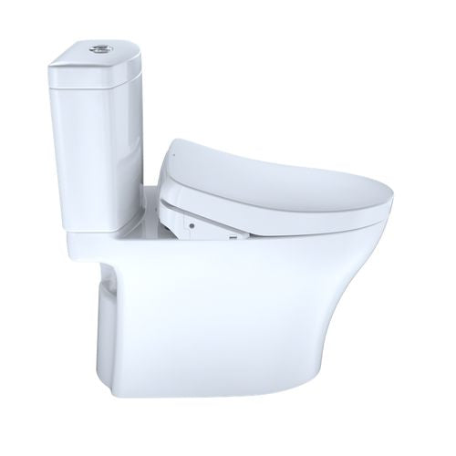 TOTO AQUIA IV WASHLET+ S550E TWO-PIECE TOILET 1.28 GPF & 0.8 GPF 12in Rough in MW4463056CEMGA#01