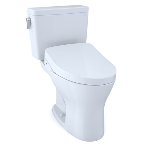 TOTO DRAKE WASHLET+ S550E TWO-PIECE TOILET 1.28 GPF & 0.8 GPF 12" ROUGH-IN MW7463056CEMFGA#01 - Backyard Provider