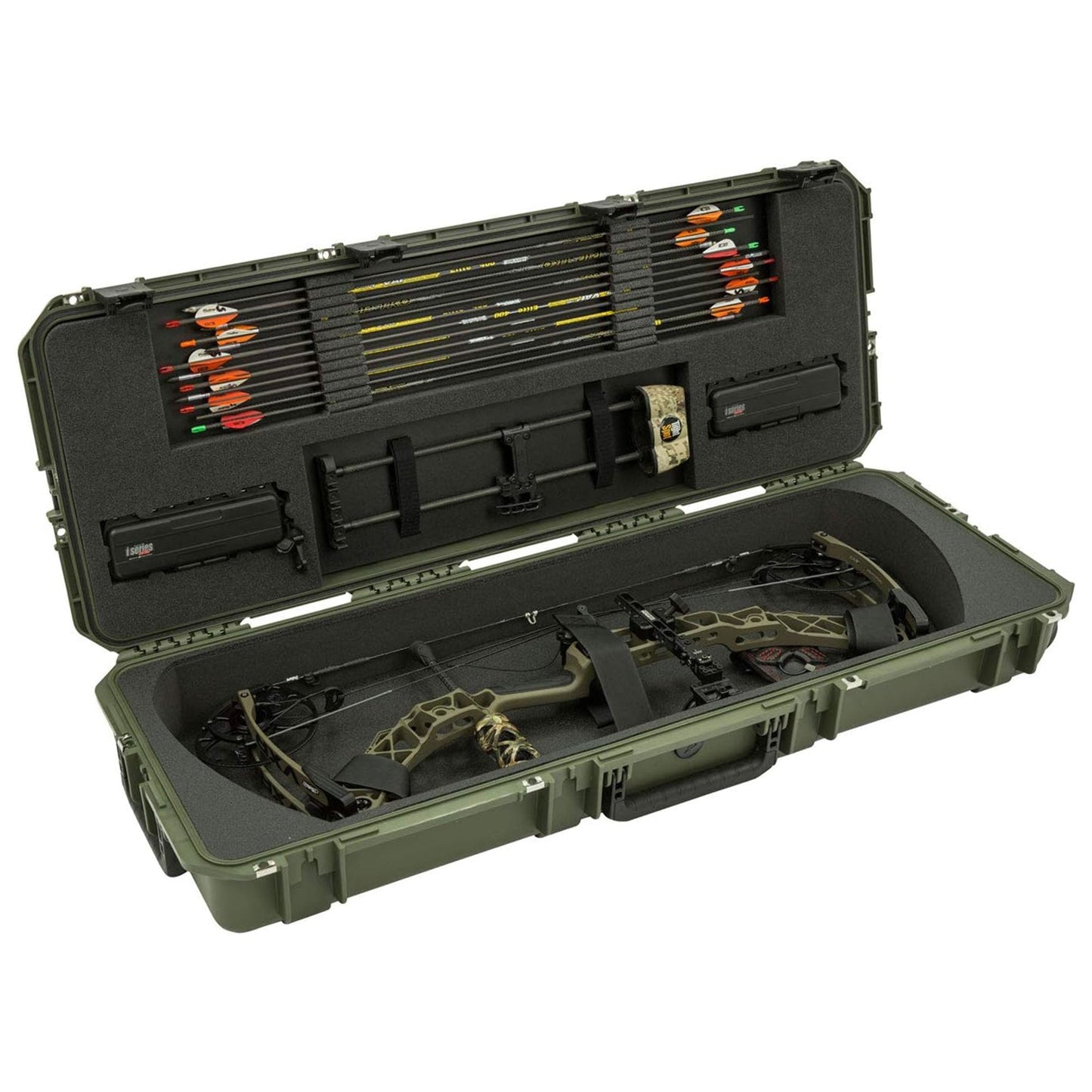 SKB Cases iSeries 4214 Hard Exterior Parallel Limb Bow Case, Green - 215404