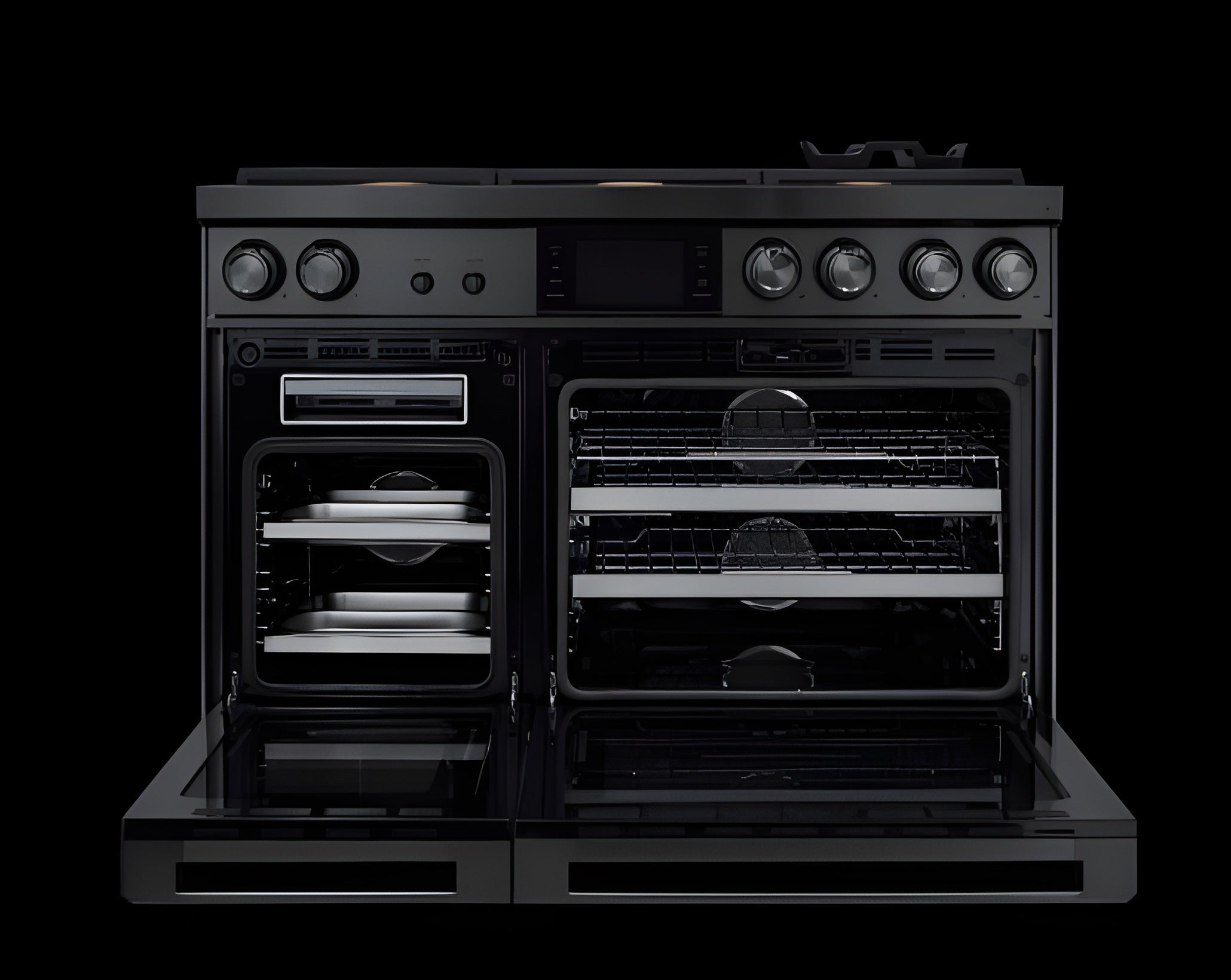 DACOR 48" Range, Graphite Stainless Steel, Natural Gas & Liquid Propane - DOP48C86DLM-KT