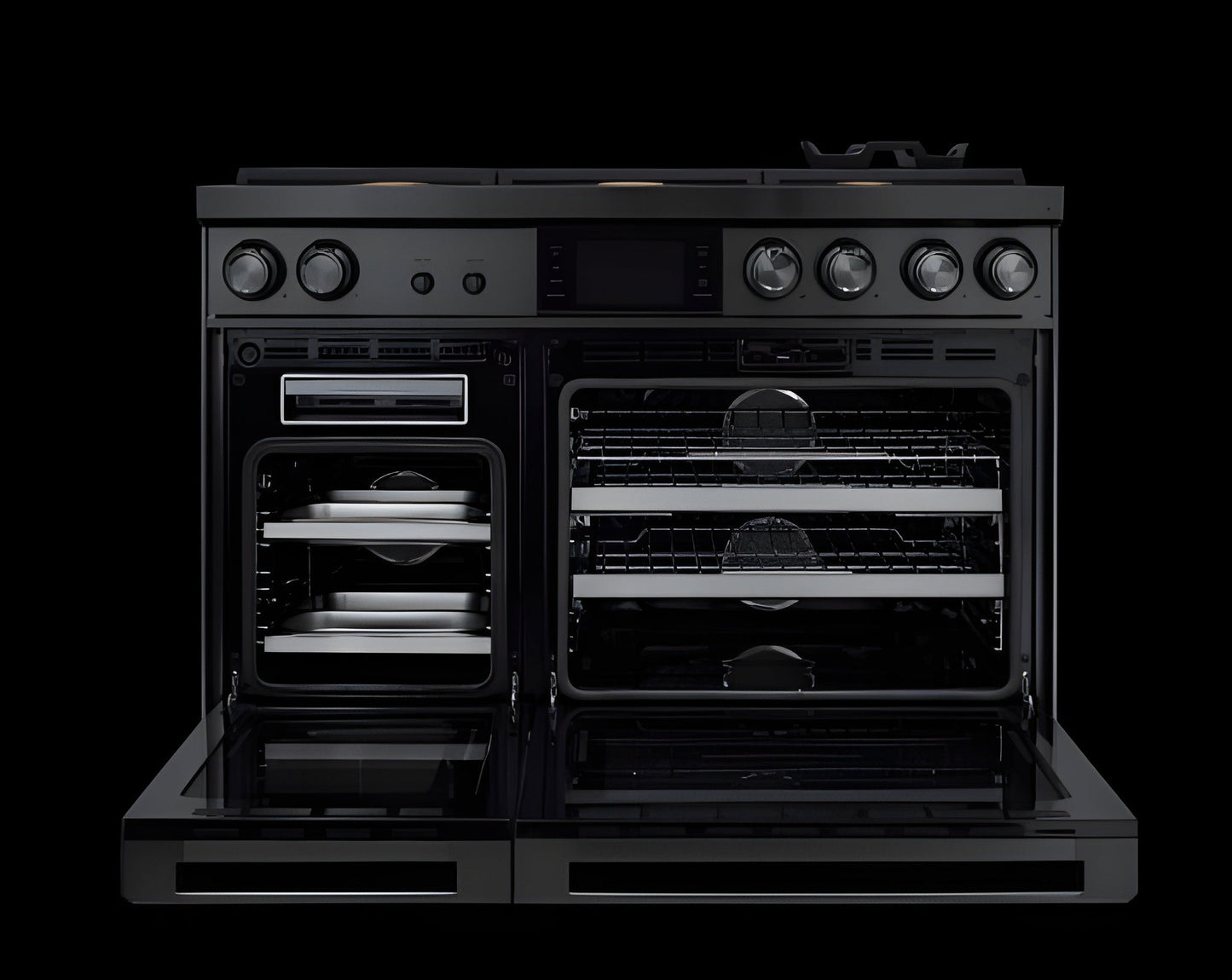 DACOR 48" Range, Graphite Stainless Steel, Natural Gas & Liquid Propane - DOP48C86DLM-KT