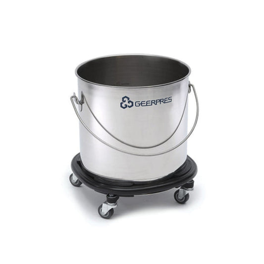 Geerpres  SuperFreak Info  Click to expand Geerpres Stainless Steel 44 Qt. Bucket w/ Bumper (11 Gallon) - GEE-2233