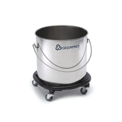 Geerpres  SuperFreak Info  Click to expand Geerpres Stainless Steel 44 Qt. Bucket w/ Bumper (11 Gallon) - GEE-2233