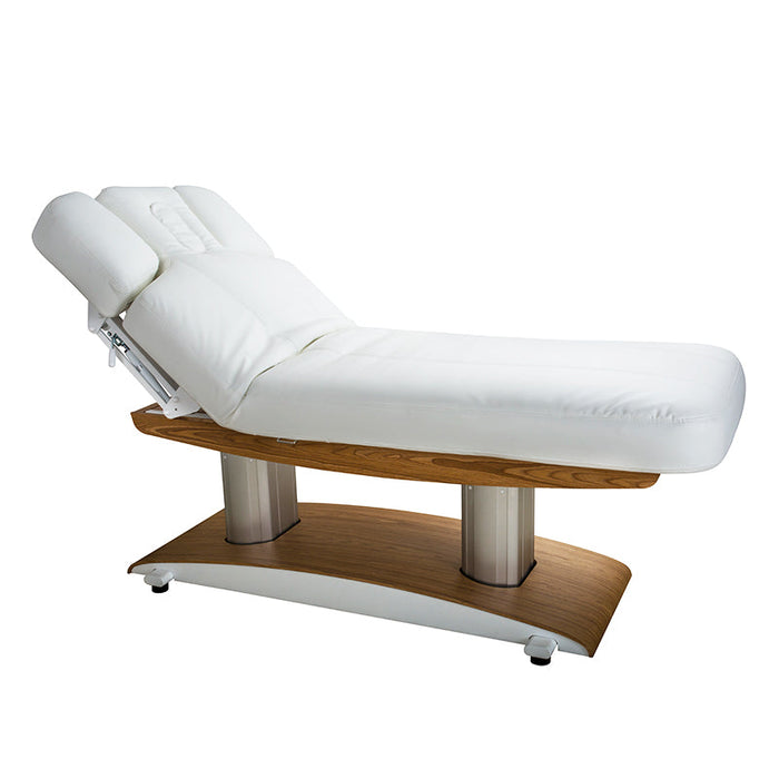 Silver Fox Luna H 59 Plus Wooden Electric Massage Table / Facial Bed, White - 2259+