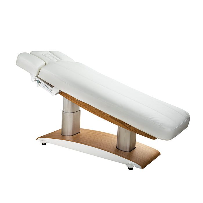 Silver Fox Luna H 59 Plus Wooden Electric Massage Table / Facial Bed, White - 2259+