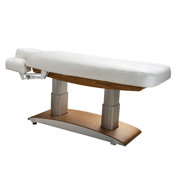 Silver Fox Luna H 59 Plus Wooden Electric Massage Table / Facial Bed, White - 2259+