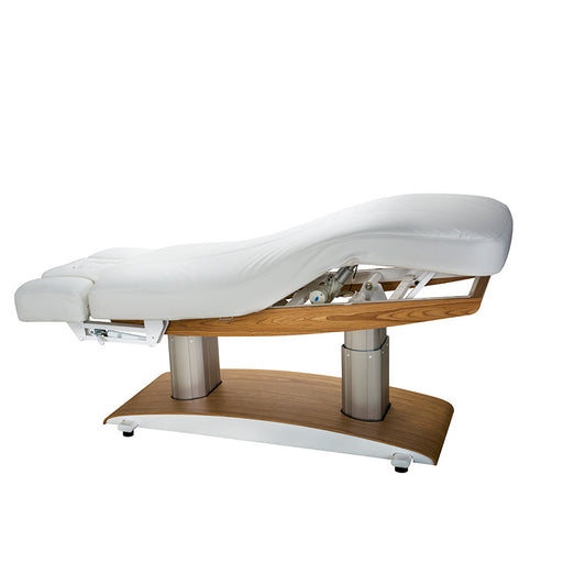 Silver Fox Luna H 59 Plus Wooden Electric Massage Table / Facial Bed, White - 2259+