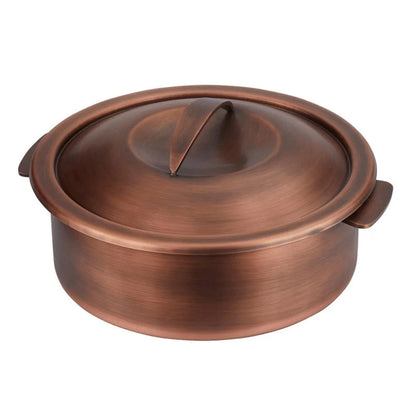 Spring USA 2272-5/27 (Case of 2) 4-Quart Round Servella Buffet Server - SP2272527