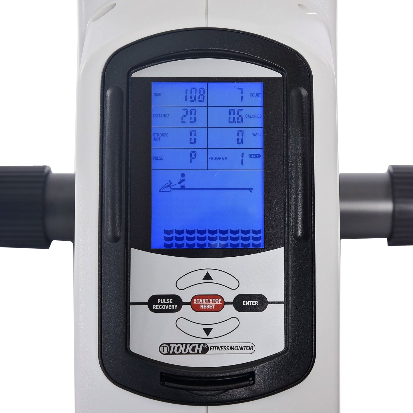 Stamina Products Avari 12 Program Cardio Exercise Monitor Magnetic Rower Machine - 227683