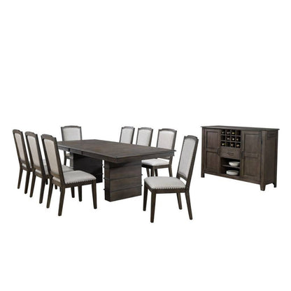 Sunset Trading Cali 10 Piece 96" Rectangular Extendable Dining Table Set - DLU-CA113-8C-SR10PC