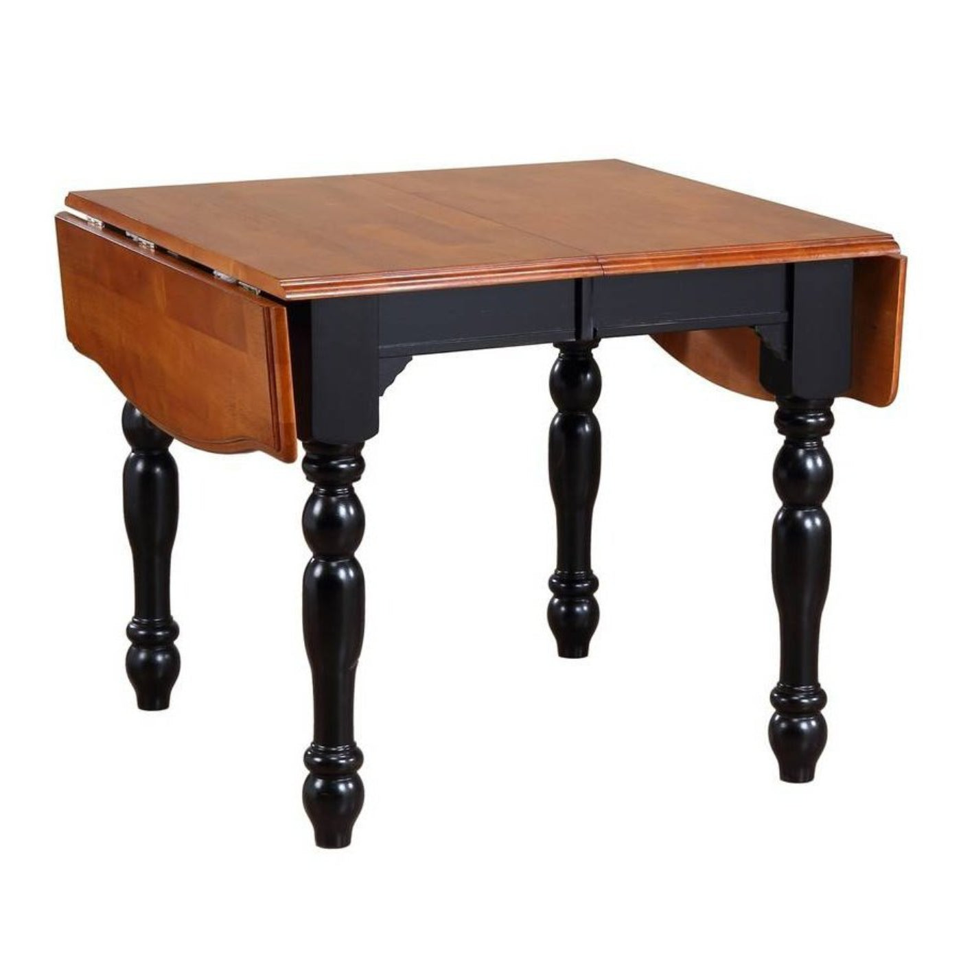 Sunset Trading Black Cherry Selections 5 Piece 72" Rectangular Drop Leaf Extendable Dining Set - DLU-TDX3472-820-AB5PC