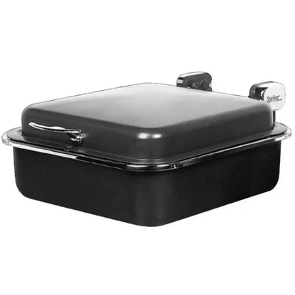 Spring USA 2384-88 Titanium Seasons Induction Buffet Server- Black Pearl Accents - SP238488