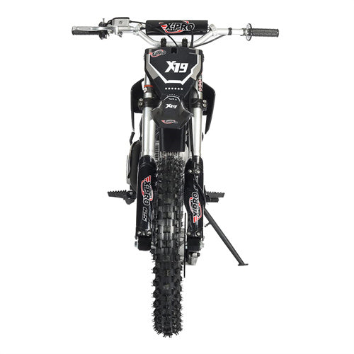 X-PRO X19 125cc Dirt Bike with 4-Speed Semi-Automatic Transmission, Kick Start, Big 17"/14" Tires! Zongshen Brand Engine - DB-K020-Black