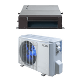 24,000 BTU 21 SEER ACiQ Platinum Single Zone Concealed Duct Mini Split System w/ Max Heat