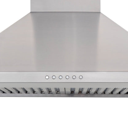 Proline Wall-Mounted Range Hood 900/1200 CFM Stainless Steel - PLJW-129