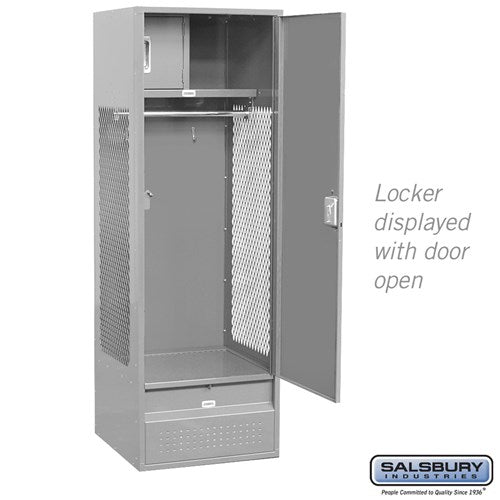 Salsbury 24" Wide Standard Gear Metal Locker - 71024GY-U