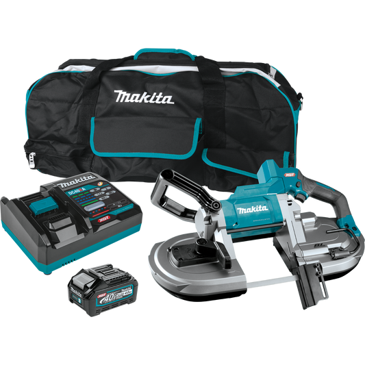 Makita GBP01M1 40V Max XGT Brushless Cordless Deep Cut Portable Band Saw Combo Kit (4.0Ah)
