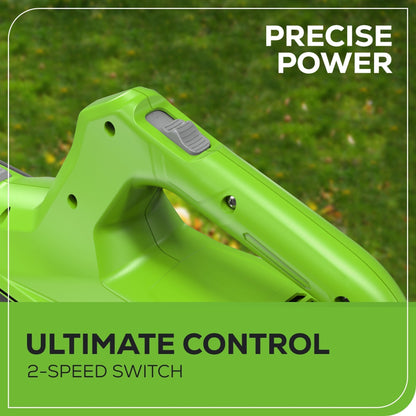 Greenworks 48V 20" Cordless Push Mower 3PC Combo Kit, (2) 4.0Ah, (1) 2.0Ah Battery, Rapid Charger - 1366302
