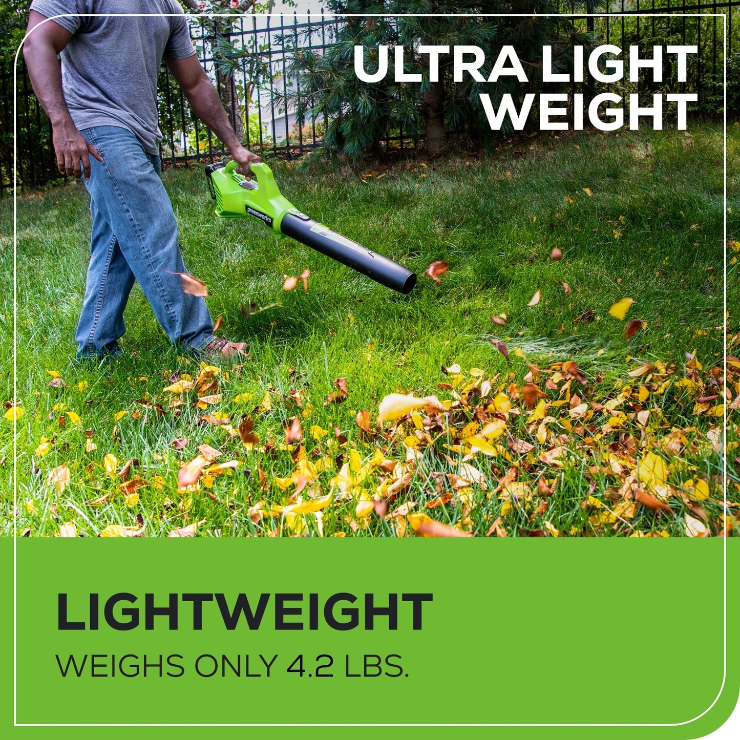 Greenworks 48V (24V x 2) 21" Cordless Battery Push Mower 3PC Combo Kit w/ (2) 5.0Ah Batteries,(1) 2.0Ah Battery,(1) Dual Port Rapid Charger & (1) 2A Charger - 1366402