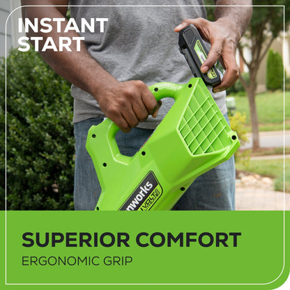 Greenworks 48V 20" Cordless Push Mower 3PC Combo Kit, (2) 4.0Ah, (1) 2.0Ah Battery, Rapid Charger - 1366302