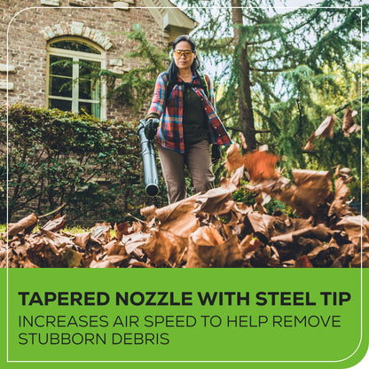 Greenworks 60V 730 CFM Cordless Battery Brushless Backpack Blower w/ 8.0Ah Battery & Charger - 2427702