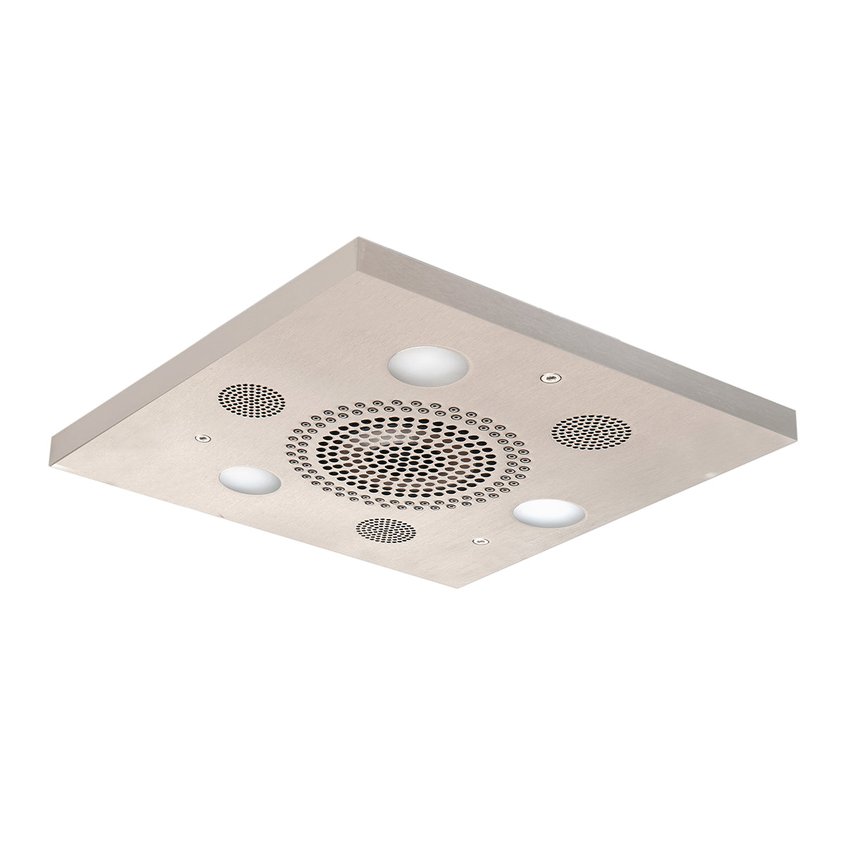 ThermaSol's HydroVive Shower Rain Head w/ Light & Sound