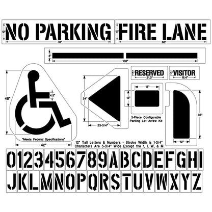 Parking Lot Pro Stencil Kit - SKU_1760795770347_586
