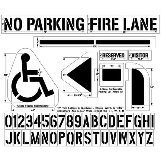 Parking Lot Pro Stencil Kit - SKU_1760795770347_586