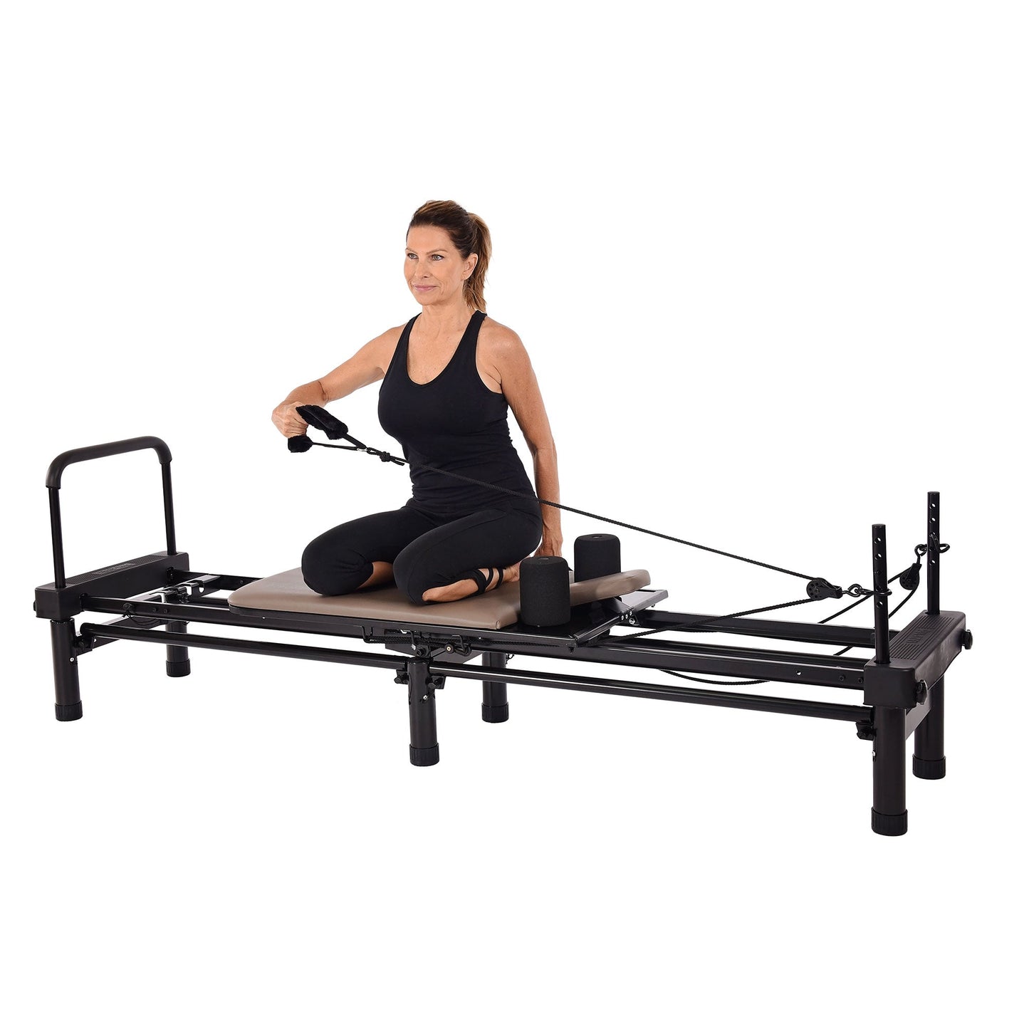 Stamina AeroPilates Reformer Whole Body Resistance Pilates Workout Board Machine - 249425