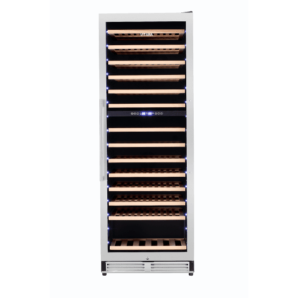 Vitara - 24" Dual Zone Column Wine Cooler - Stainless Steel | VBWC1541D