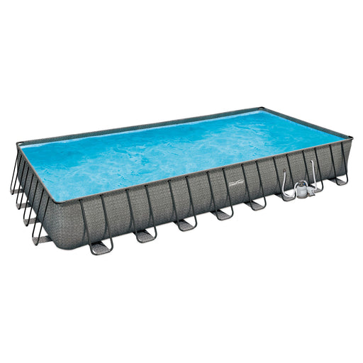 Summer Waves 32ft x 16ft x 52in Rectangle Frame Above Ground Swimming Pool Set - 252770