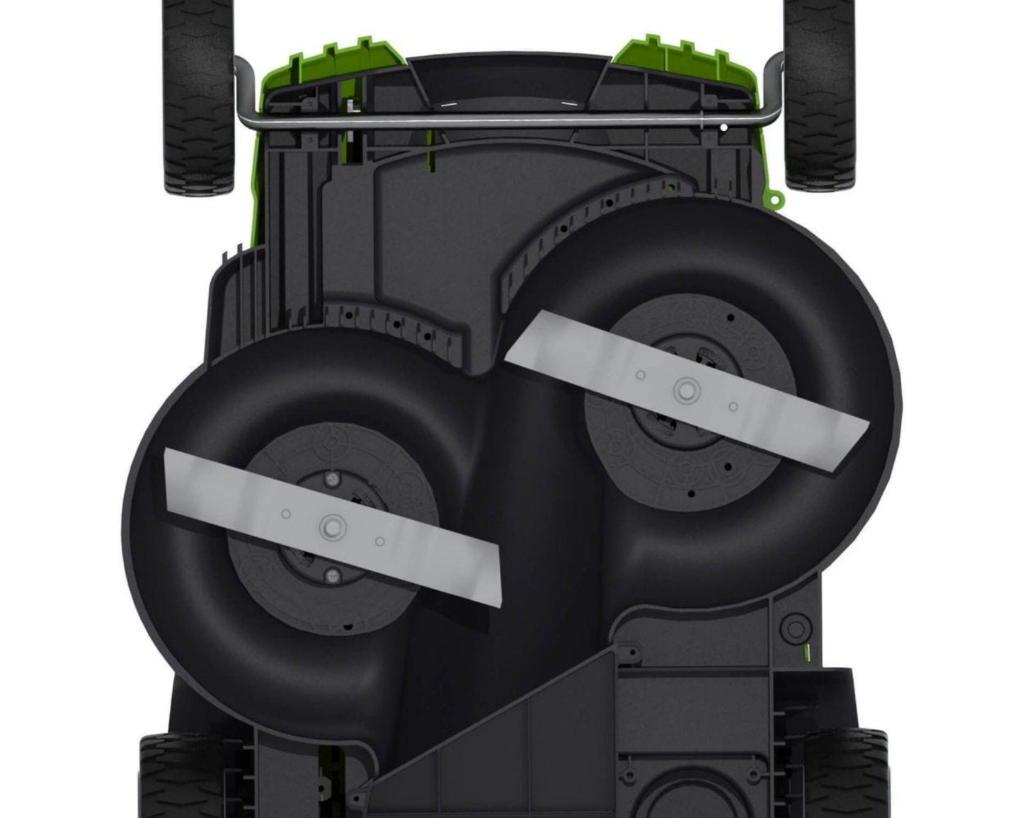Greenworks 40V 20" Cordless Battery Dual Blade Push Lawn Mower w/ 4.0Ah and 2.0Ah Batteries & Charger - 25302