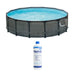 Summer Waves 14ft x 48in Outdoor Round Frame Above Ground Swimming Pool Set - 253032