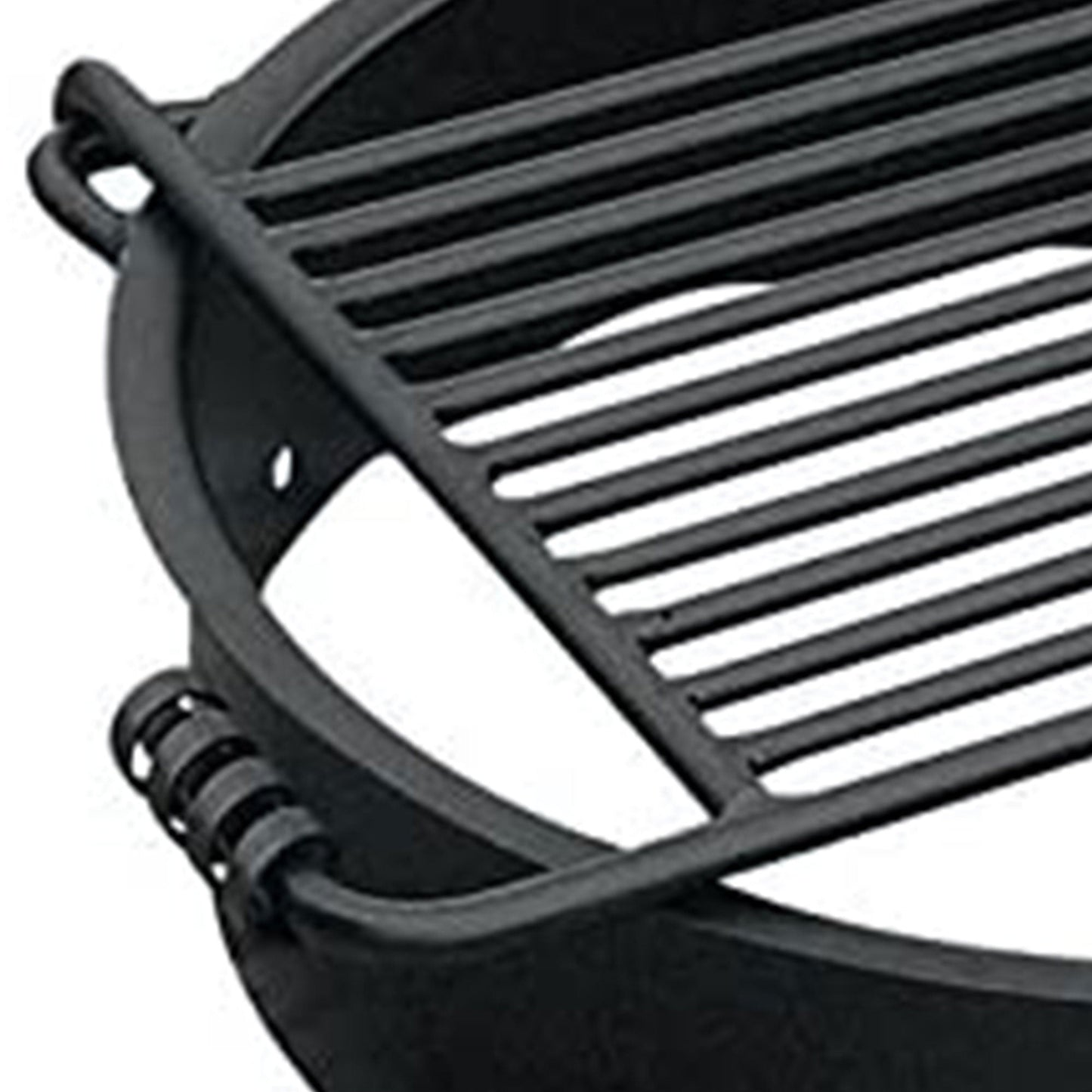 Pilot Rock 3 Pack 24” Steel Ground Fire Pit Rings & Metal Cooking Grates, Black - 415886
