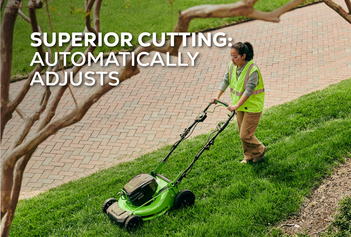 Greenworks 82V 21" Brushless Push Mower w/ 5.0Ah Battery and Dual Port Charger - 2541502