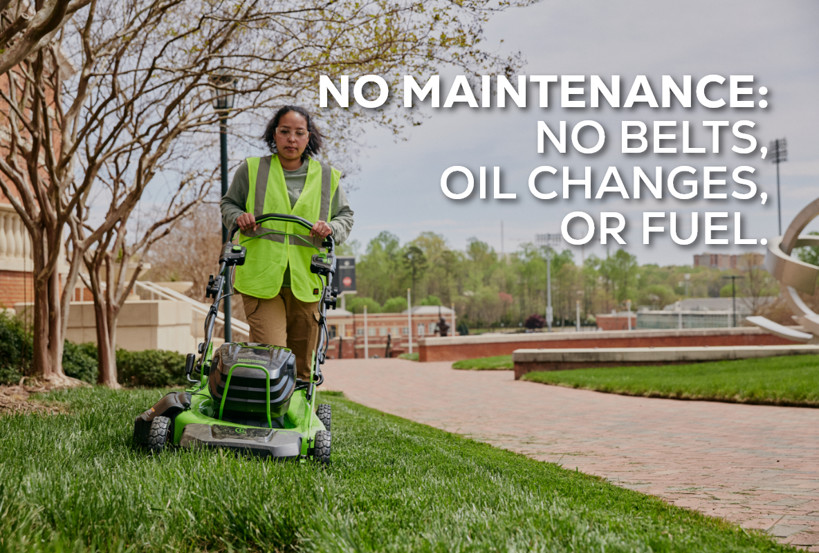 Greenworks 82V 21" Brushless Push Mower w/ 5.0Ah Battery and Dual Port Charger - 2541502