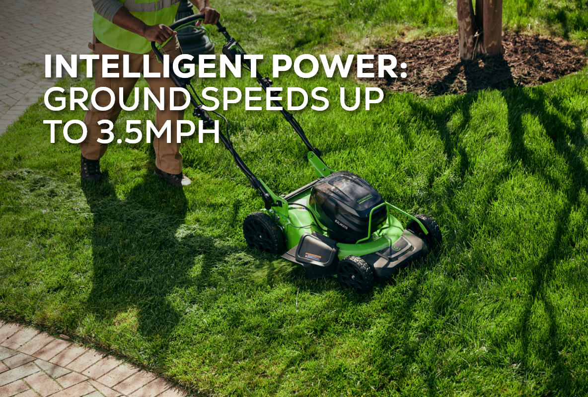Greenworks 82V 21" Brushless Push Mower w/ 5.0Ah Battery and Dual Port Charger - 2541502
