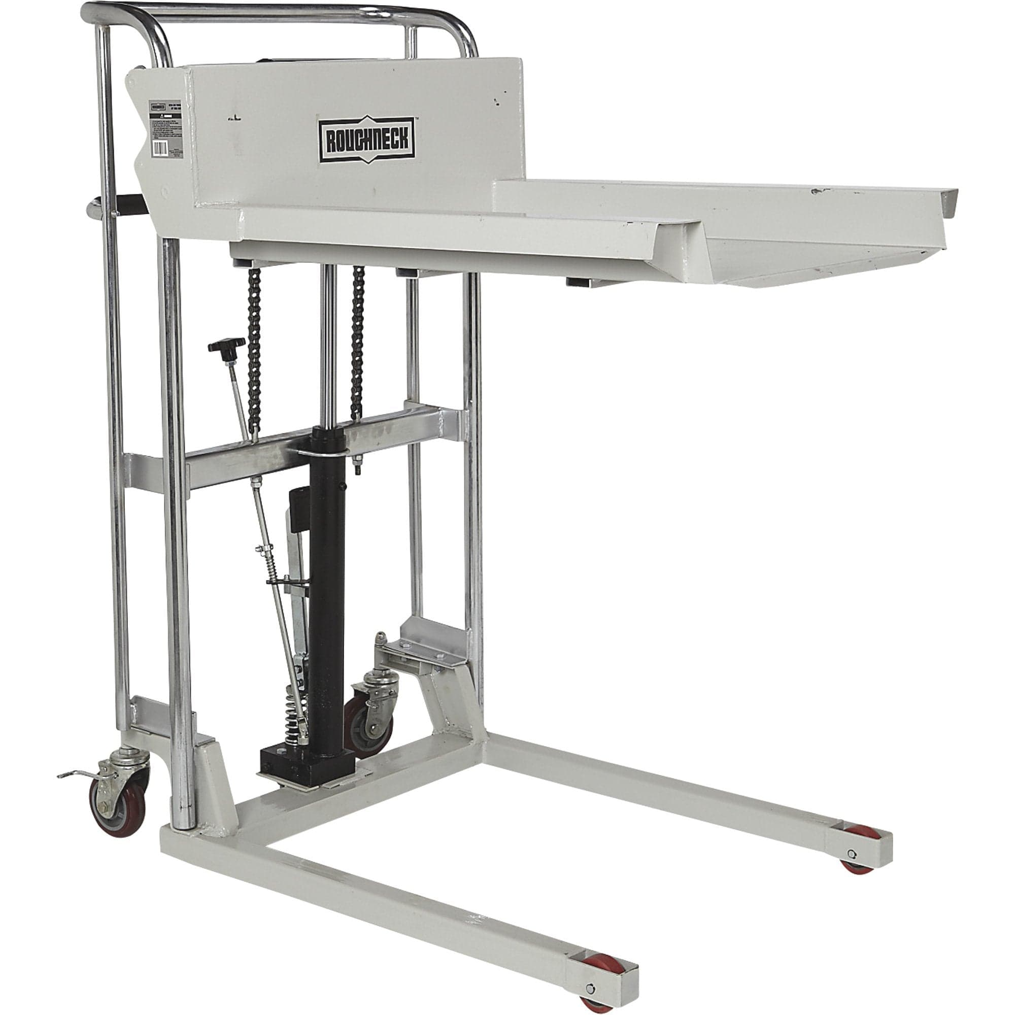 Northerntool Roughneck Ultra Low-Profile Lift Table Cart — 1000-Lb. Capacity - Backyard Provider