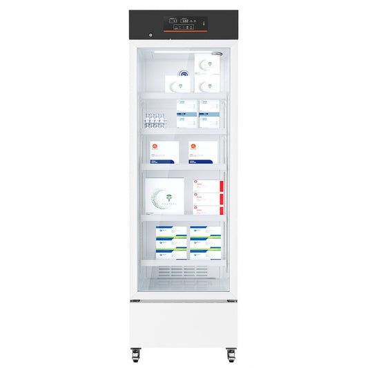 KOOLMORE 11 cu. ft. Medical Pharmacy Refrigerator With Multi-Level Emergency Alarms in White, UL Listed  - KM-PHR-11C)