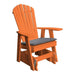 A&L Furniture Poly Adirondack Glider Chair - Recycled Plastic