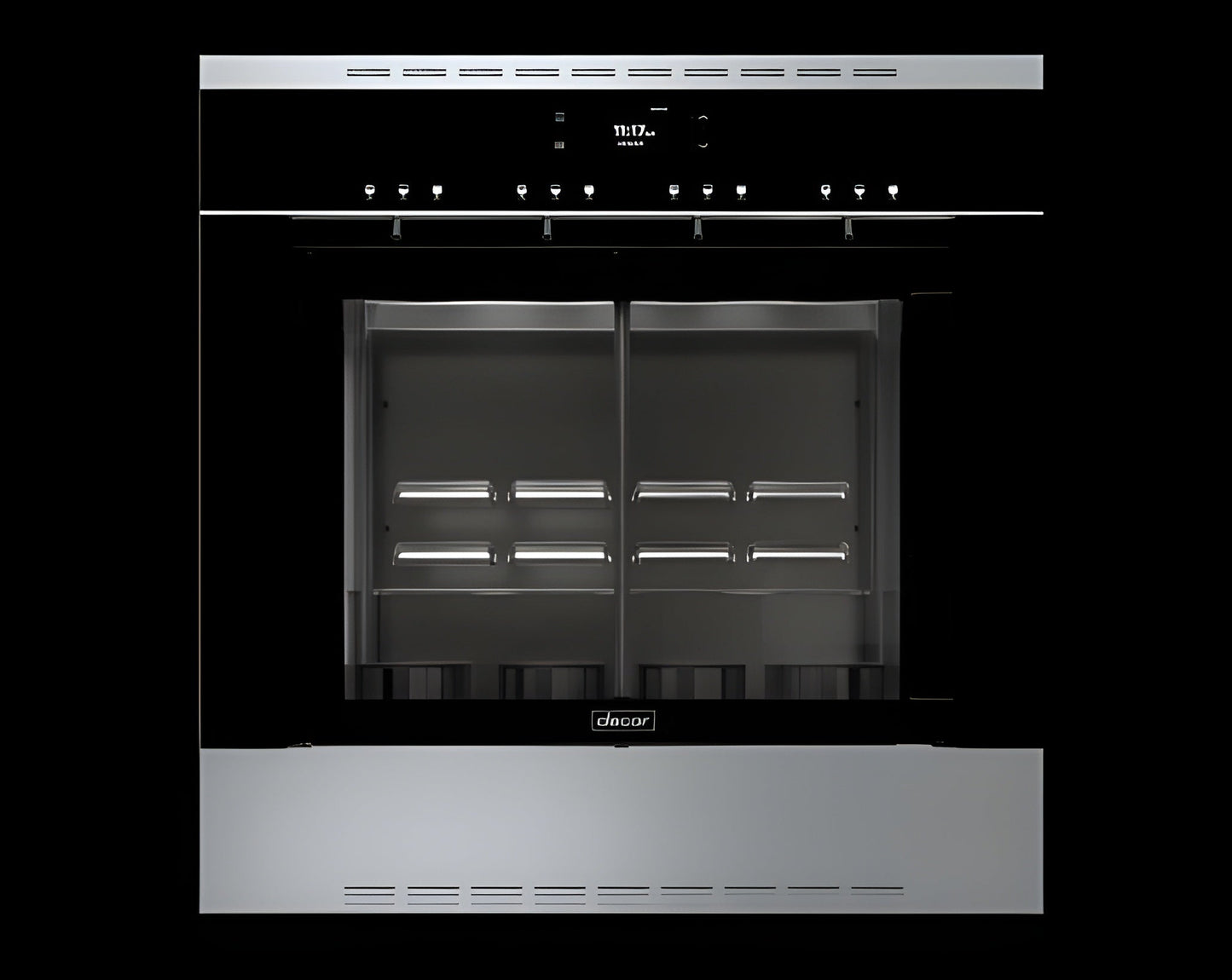 Dacor 24" Wine Dispenser, 4 Bottles, Dual Zone, Custom Volume, Sabbath Mode - DWS4000BB-KT