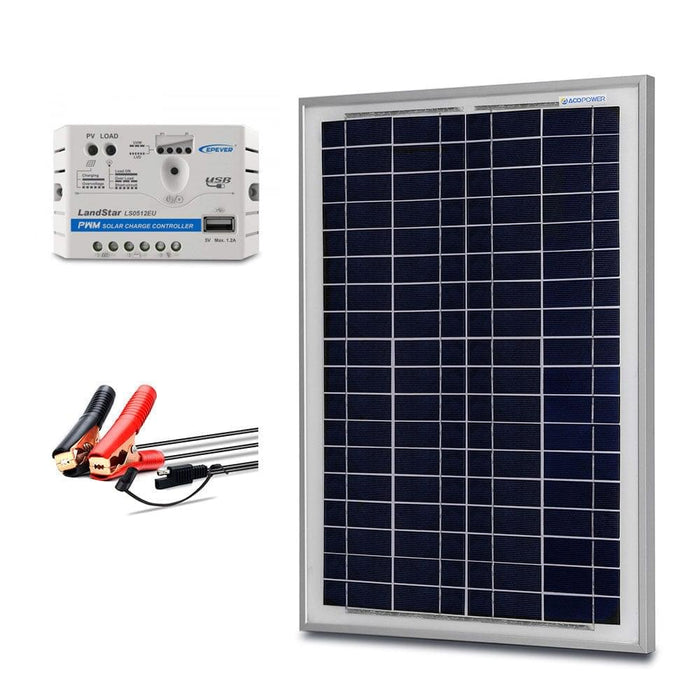 ACOPOWER 25W Off-grid Solar Kits - HY-CKP-25W