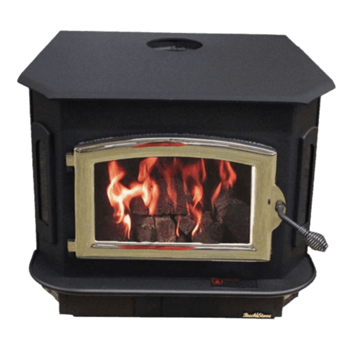 Buck Stove Model 81 2,700 sq. ft. Non-Catalytic Wood Burning Stove with Door New - FP-81