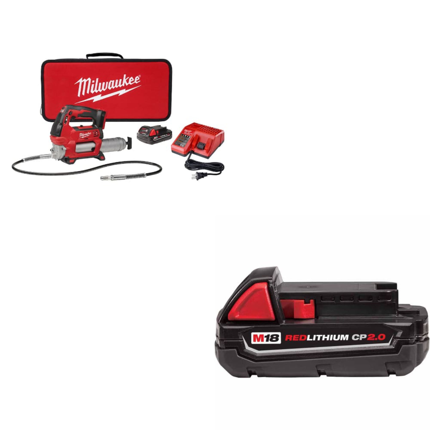 Milwaukee 2646-21CT M18 2-Speed Gun Kit w/ FREE 48-11-1820 M18 2.0 Battery Pack - 726839